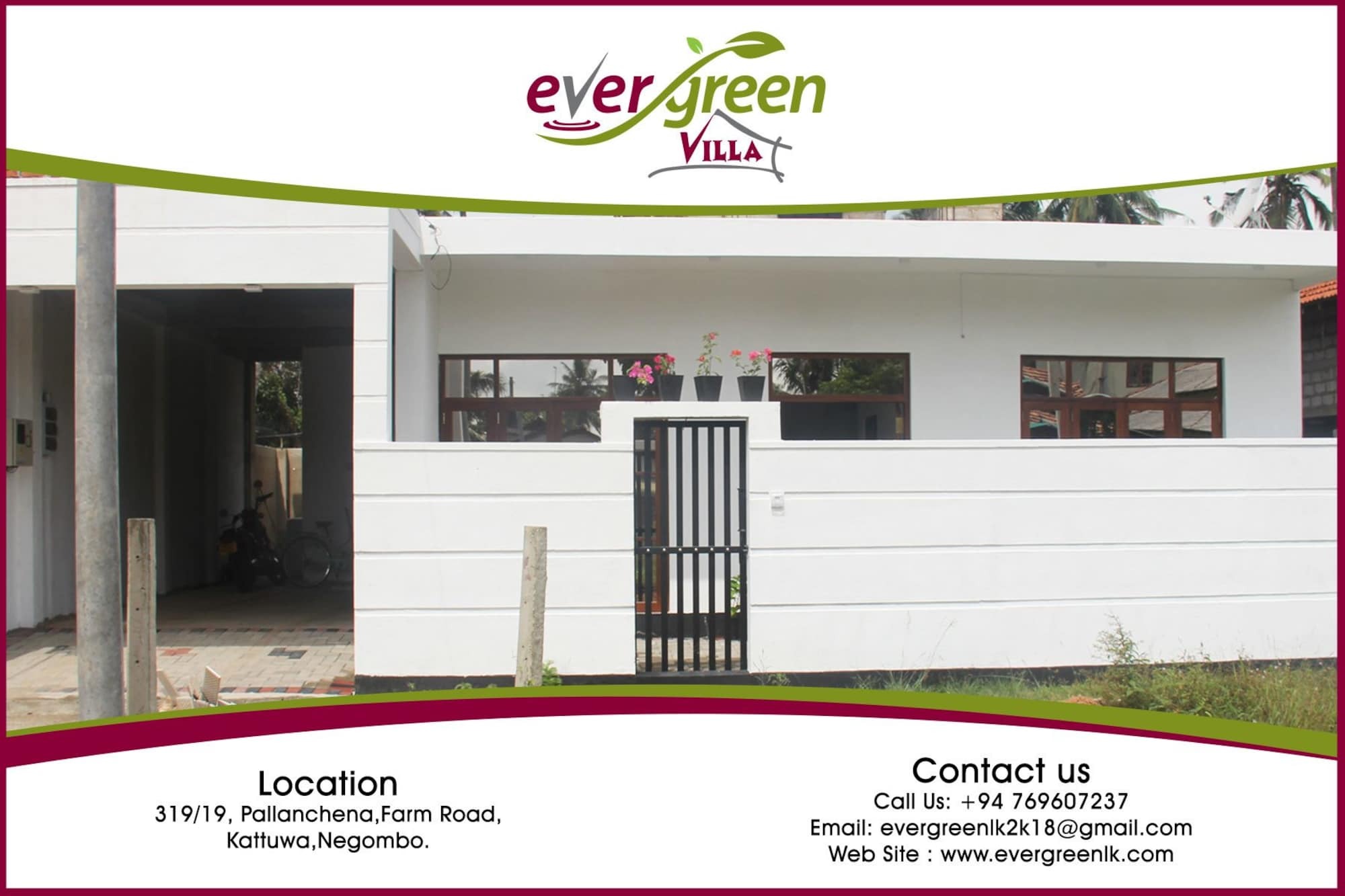 Ever Green Villa Negombo Dış mekan fotoğraf